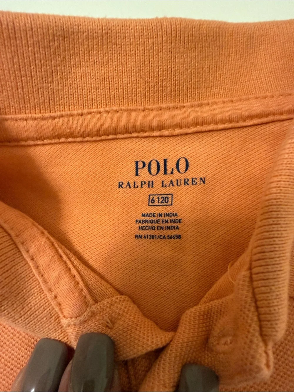 Ralph Lauren Orange Short-Sleeve Polo